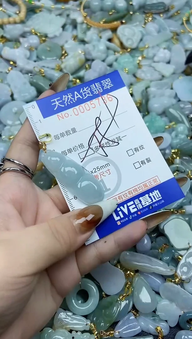 【闪购商品】翡翠颈饰未镶嵌天然A货翡翠