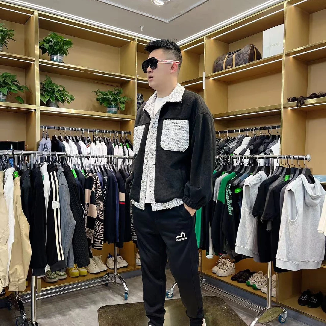 X【黑L】百搭小香风格子呢外套007（卡码拍小）