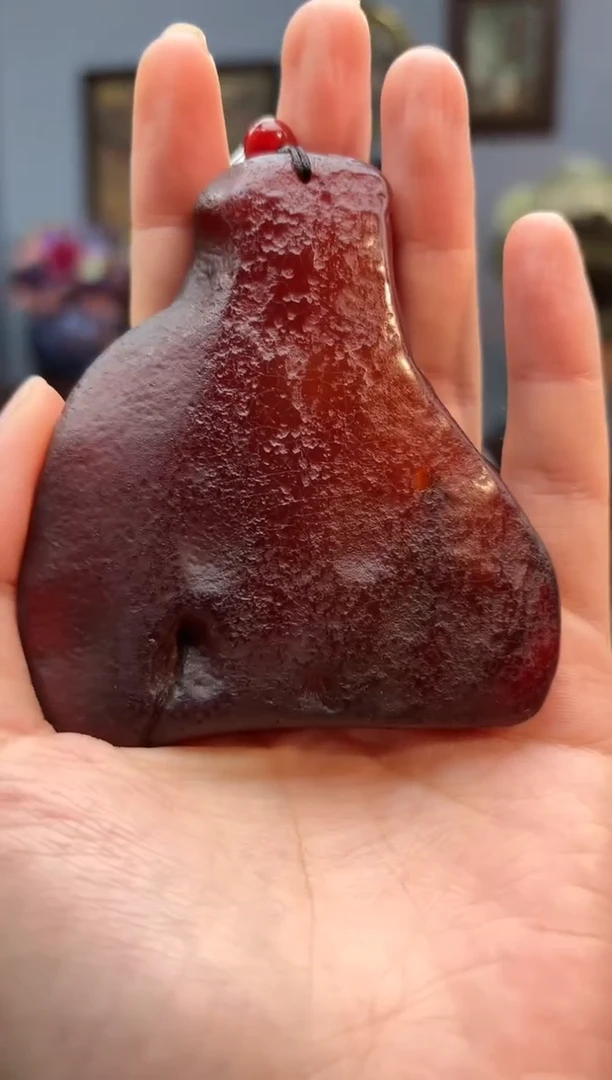 琥珀颈饰未镶嵌吊坠