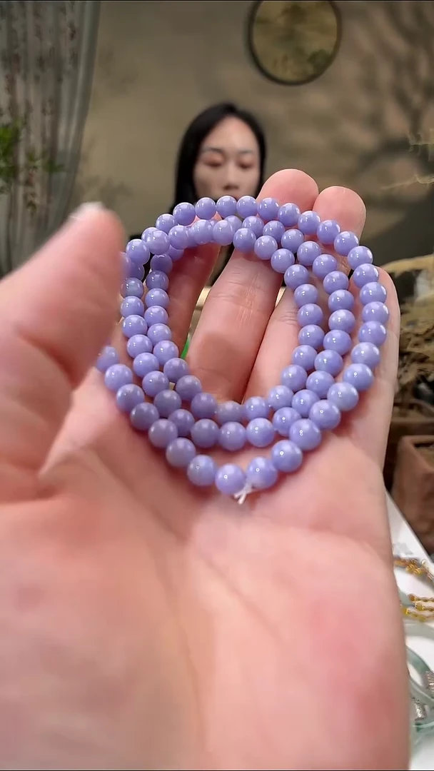 颈饰未镶嵌翡翠珠链