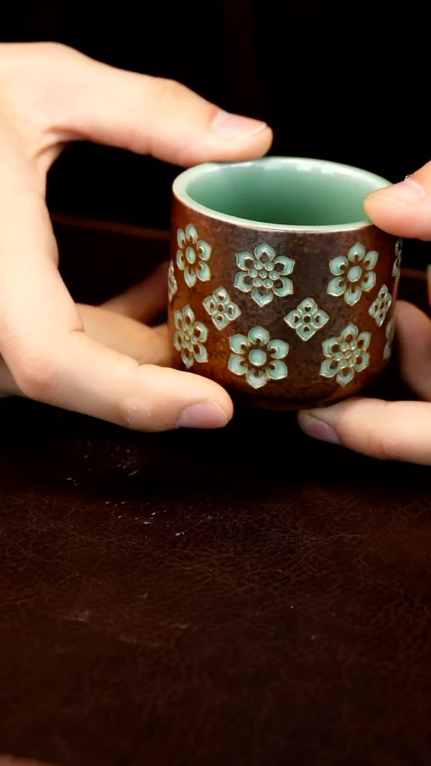青瓷手工茶器包邮不带礼盒