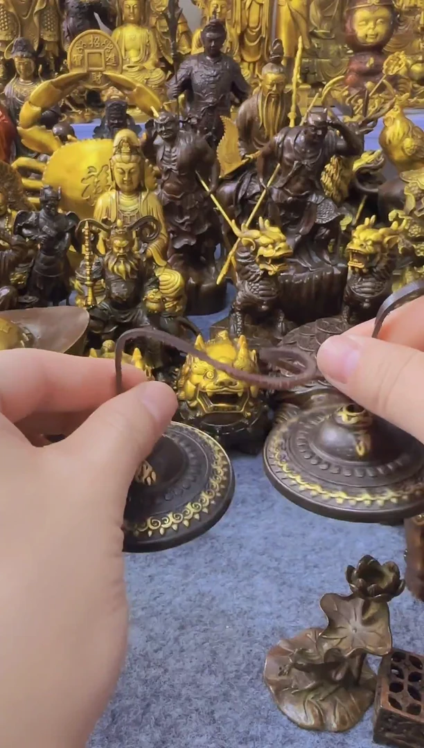 老黄黄铜摆件装饰品