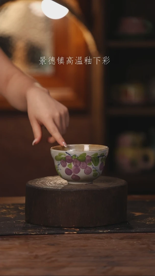 陶瓷景德镇高温釉下手绘陶瓷131