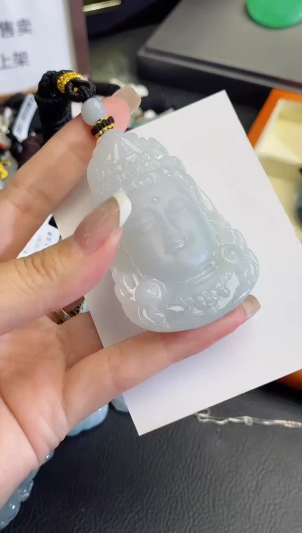 颈饰未镶嵌翡翠缅甸天然翡翠