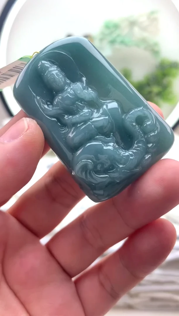 颈饰未镶嵌翡翠普贤