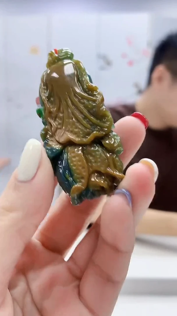 定制翡翠未镶嵌5158bb-毛货挂件77