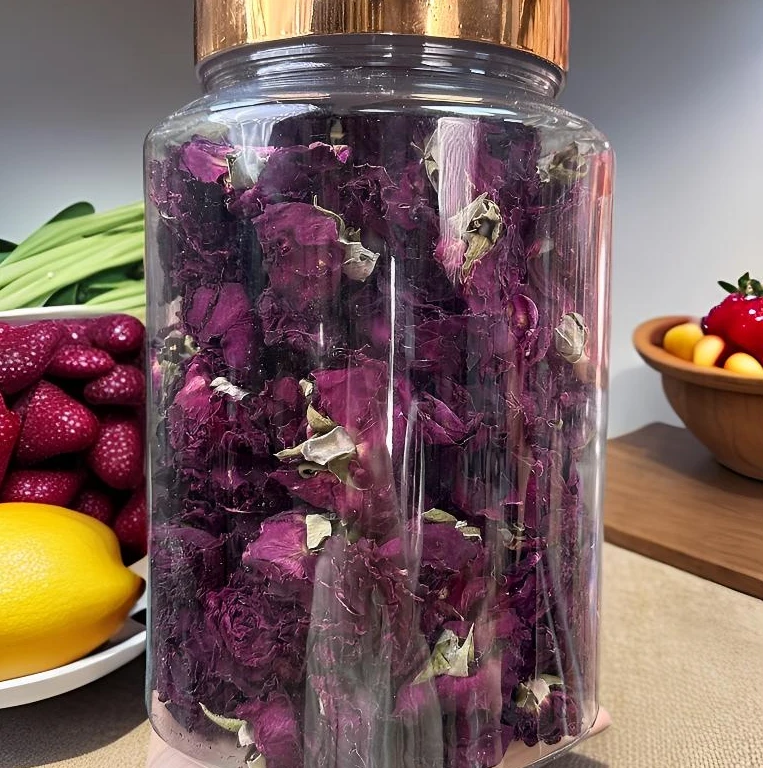 【墨红冻干玫瑰】  新鲜云南新鲜干晒煮泡代用茶滋补农产品