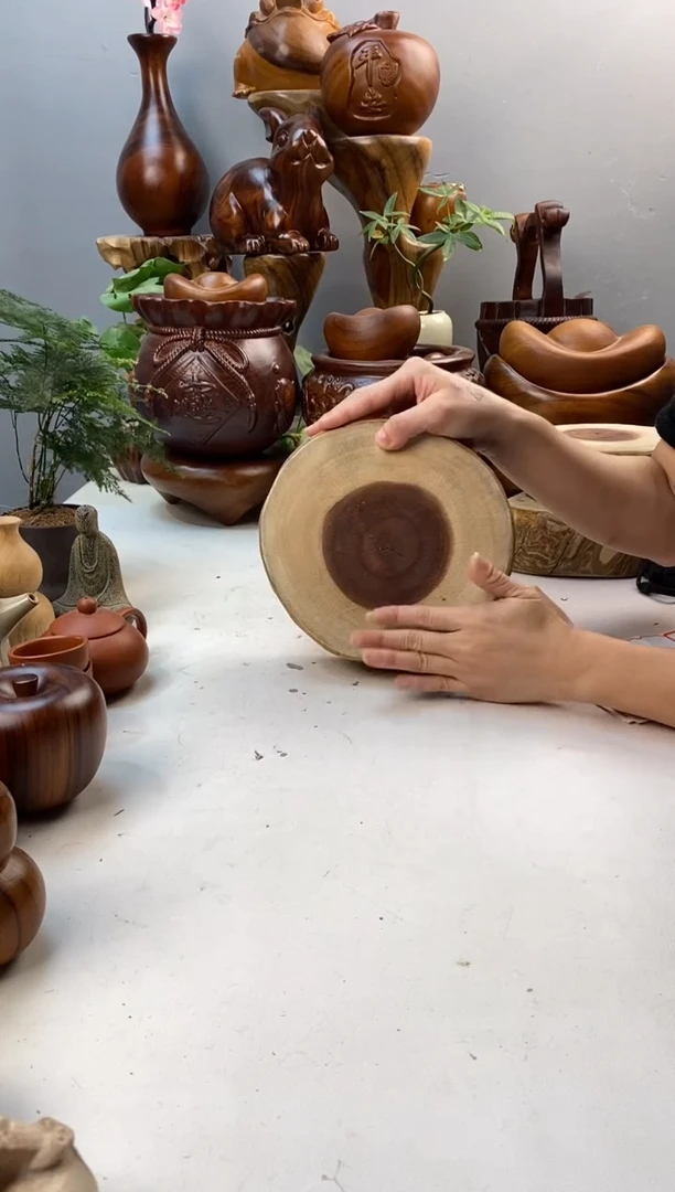 香樟木A1原木墩墩/尺寸18*19*6