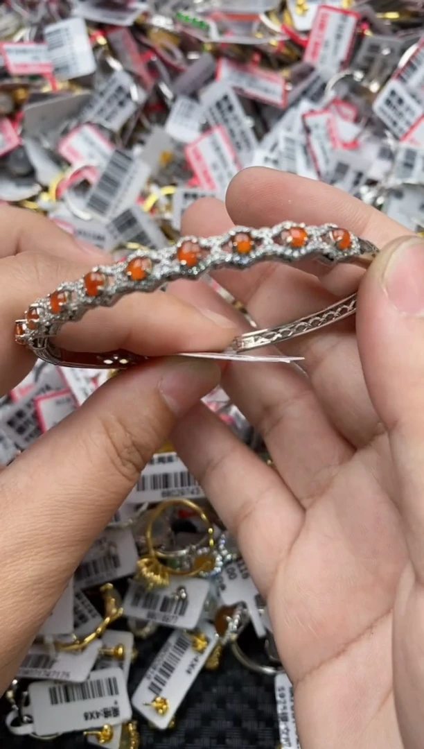 【闪购商品】翡翠戒指银S925镶嵌99999---3