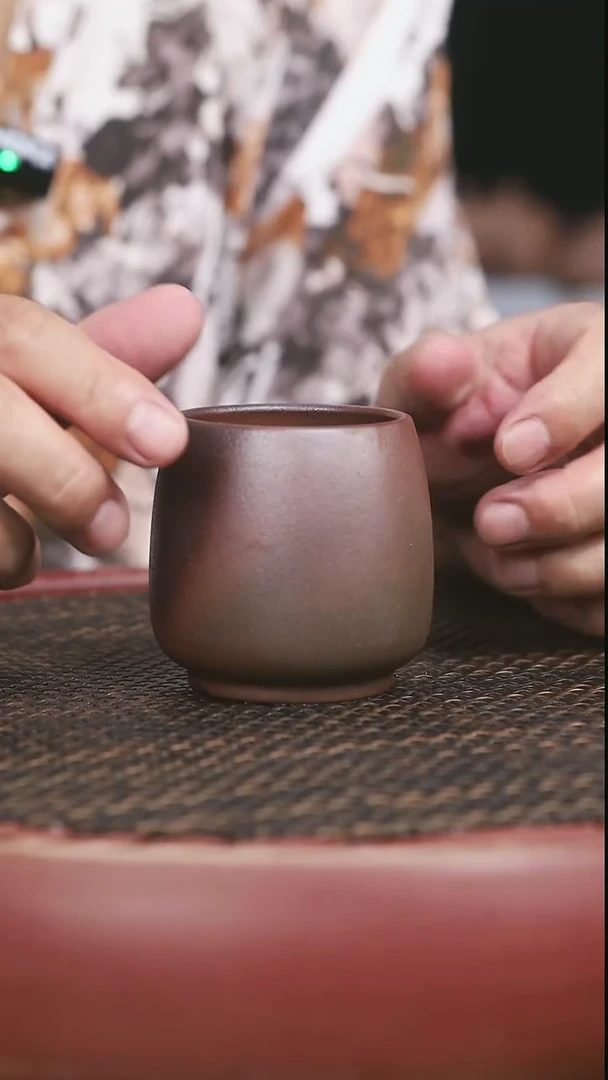 茶壶紫砂柴烧手握杯160CC