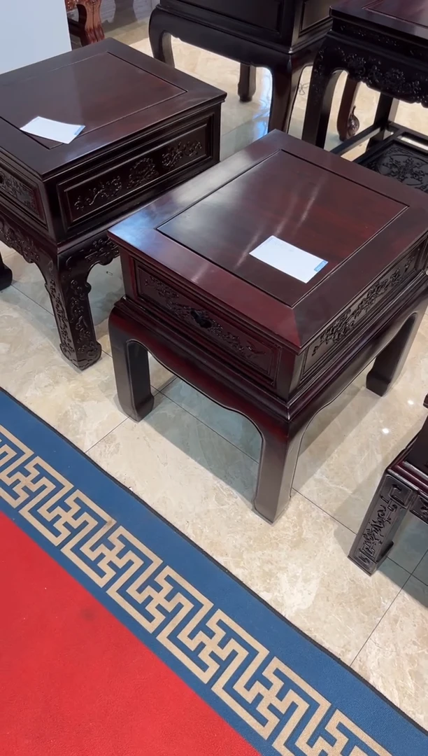 红酸枝木类茶几福利款微瑕非酸角几