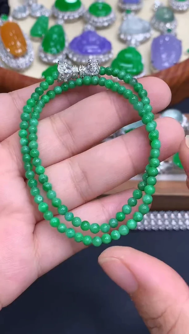 颈饰未镶嵌翡翠134-中国好珍宝