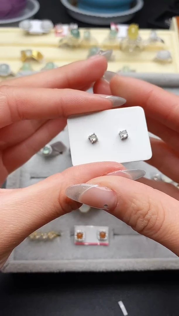 【闪购商品】翡翠戒指银S925镶嵌9999999+7