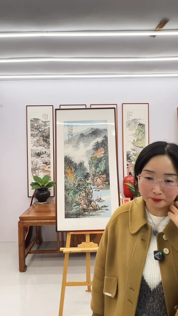 国画夏明亮 120*60 山水