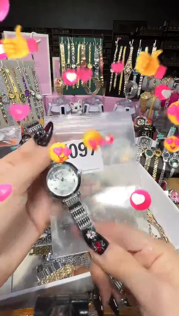 石英机芯不锈钢不锈钢直播定闪专用