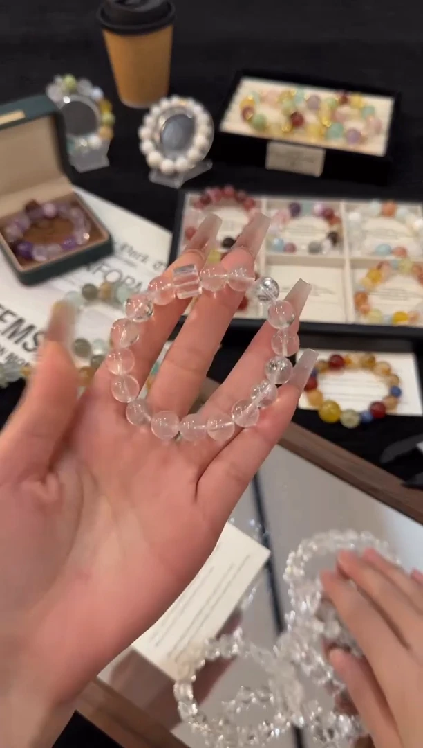 合金手链水晶白阿赛x3083