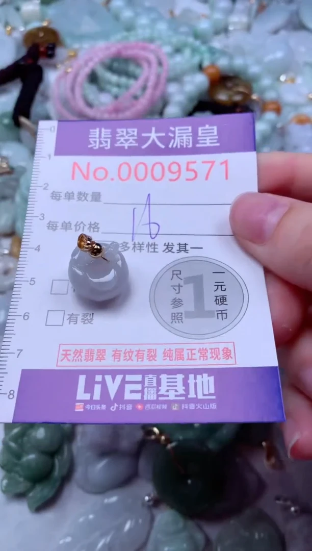 吊坠(不含链)未镶嵌翡翠9571