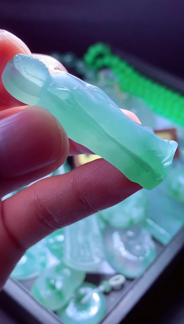 未镶嵌定制翡翠彭*#翡翠毛货定制