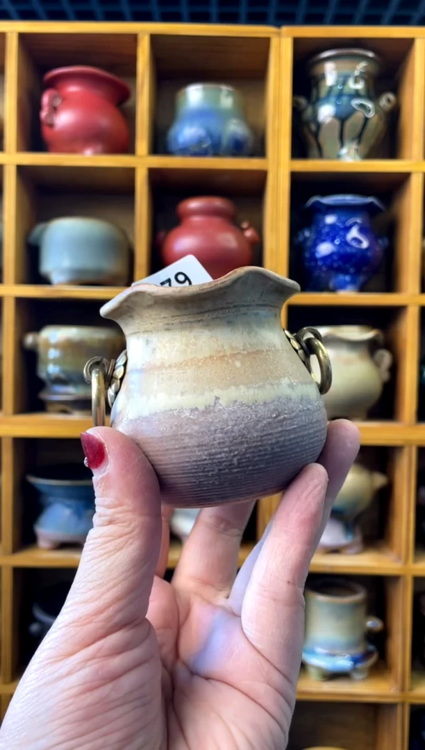 【闪购商品】陶579 内口4【喵喵团圆多肉盆】