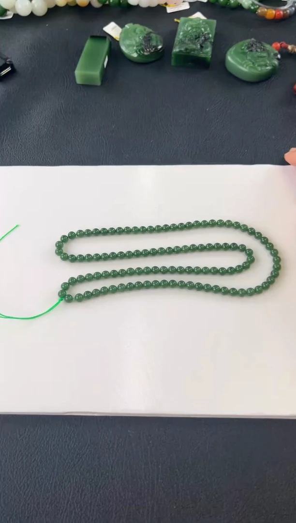 和田玉未镶嵌颈饰项链