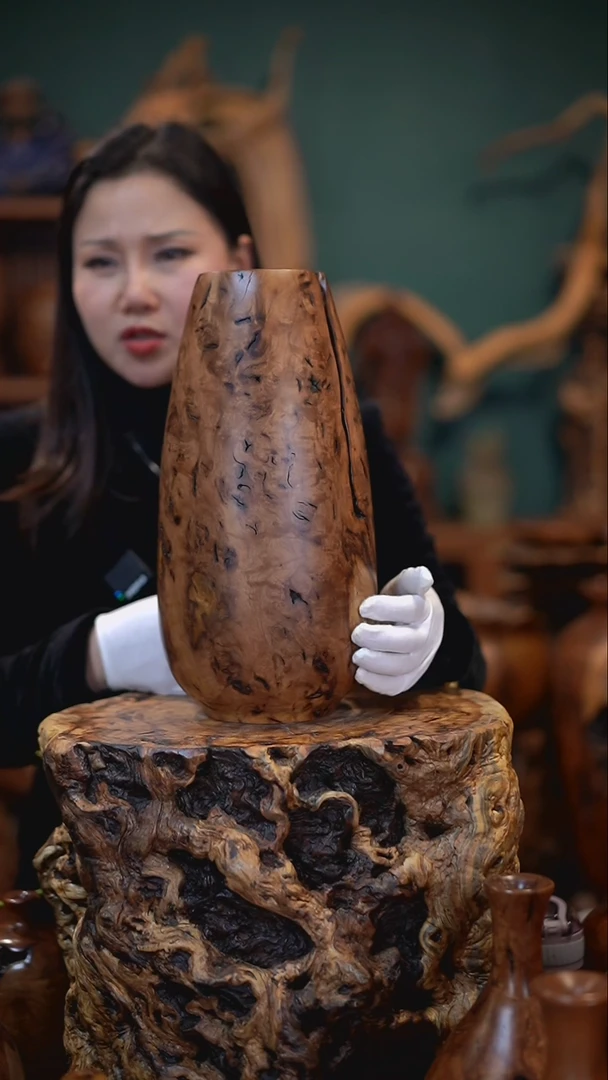 【闪购商品】枣木雷击枣木水滴瓶