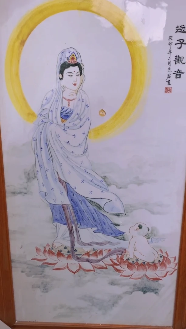 吴义松陶瓷联盟手绘陶瓷编码：2433