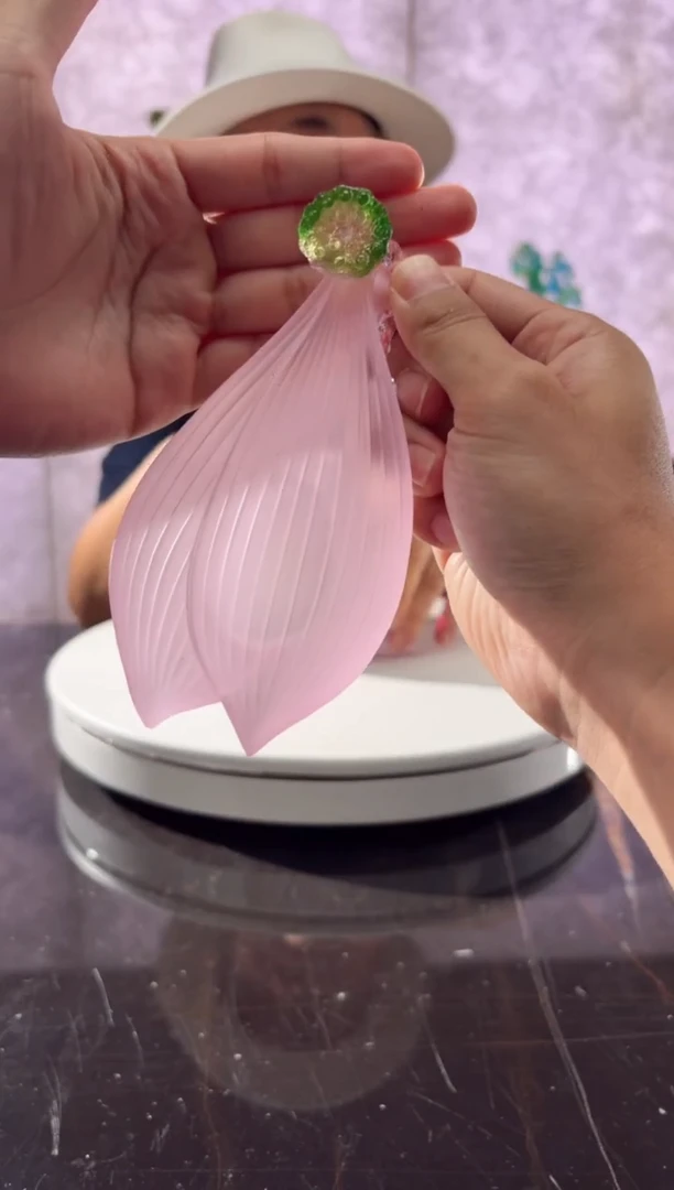 摆件CS0202016荷花花瓣香插