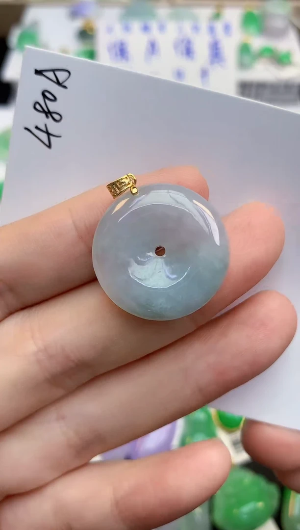 颈饰未镶嵌翡翠天然缅甸a货翡翠