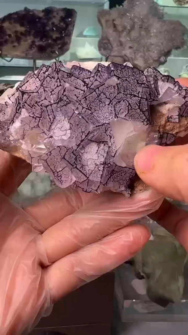石材直播间福利萤石摆件