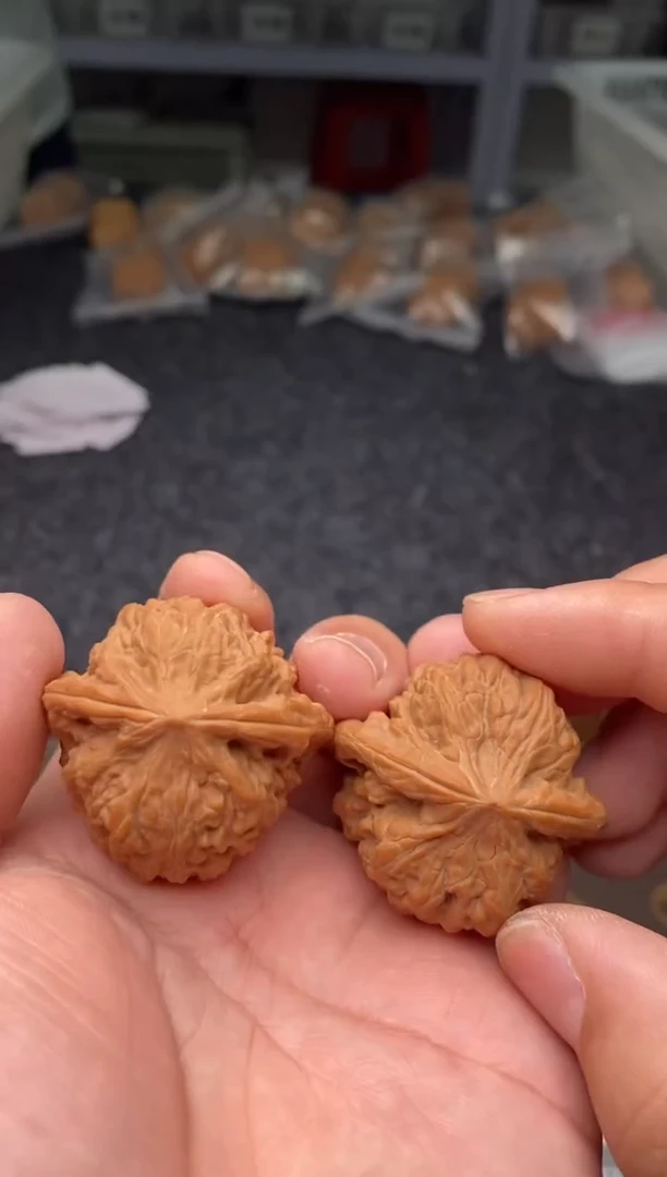 把件文玩核桃b231号41尺平谷凹底