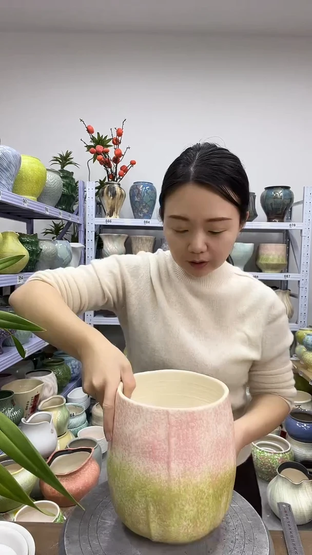 11.30陶瓷花盆直播链接高.20      口16