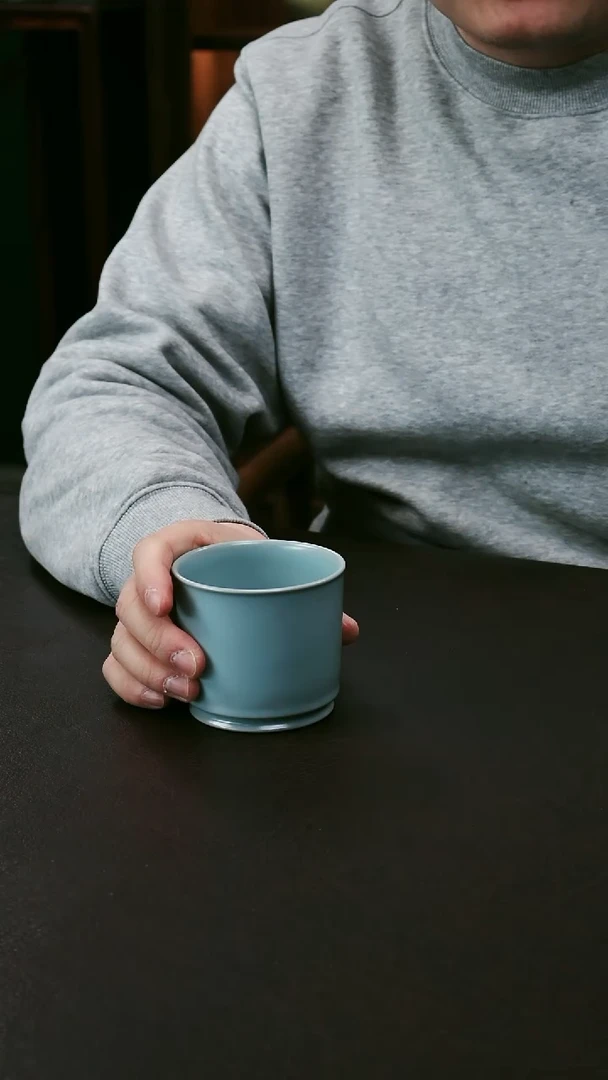 【闪购商品】其他汝官窑微微瑕融天杯