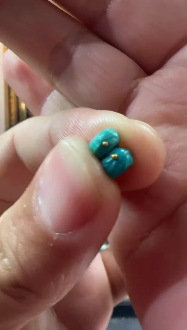 【闪购商品】绿松石.未镶嵌38号绿松石配饰ylp5mm