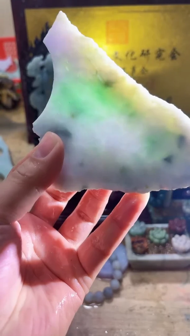 未镶嵌挂件翡翠A货常星8071