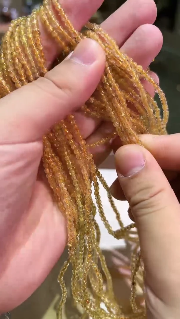 水晶手链未镶嵌3mm+金发晶三圈（多样性发一）