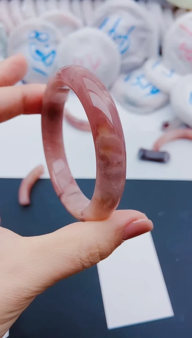 未镶嵌手镯石英质玉L38-56-57