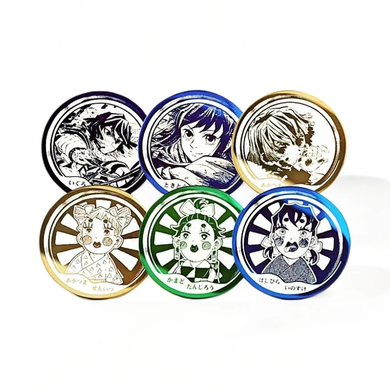 【国谷二创】鬼灭之刃金属镜面吧唧动漫二次元收藏