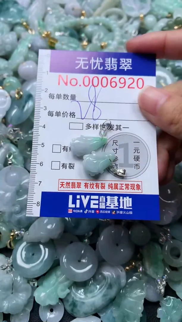 颈饰未镶嵌翡翠6920