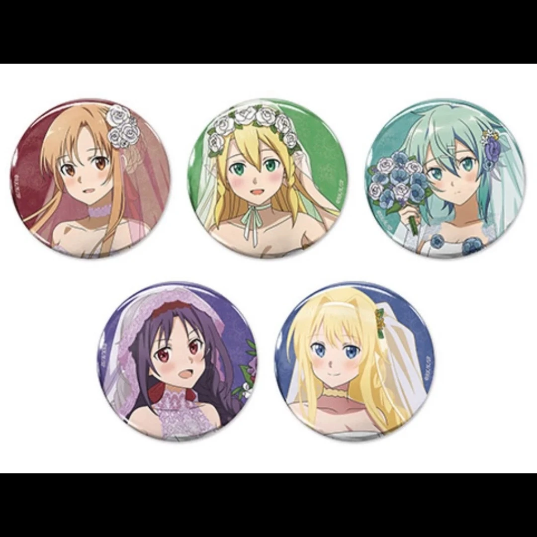 【刀剑神域】POP UP SHOP 2025婚纱系列 单领吧唧吊坠