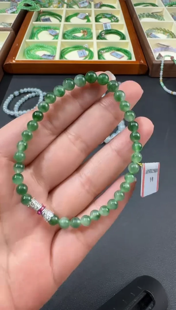 未镶嵌手串翡翠S0710-S1680-341
