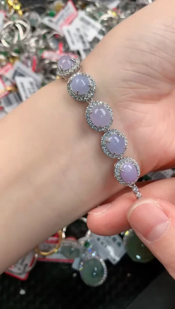 银S925镶嵌戒指翡翠777      7