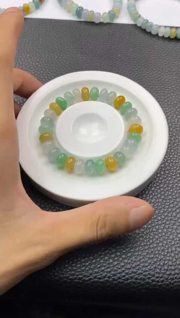 未镶嵌手串翡翠36天然A货翡翠