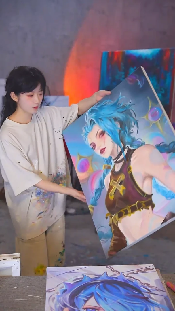 油画可**猪框子补发链接11