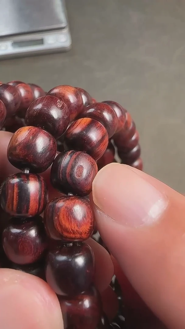 降真香手串/手链555193-红降8x9微瑕