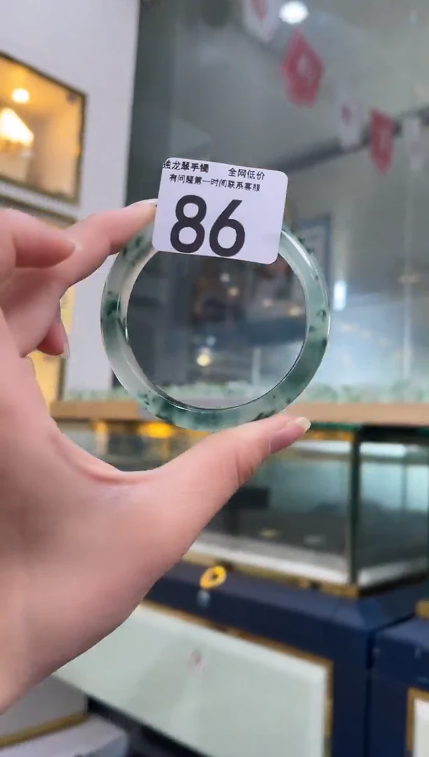 石英质玉手镯合金86  58-59圈口可戴