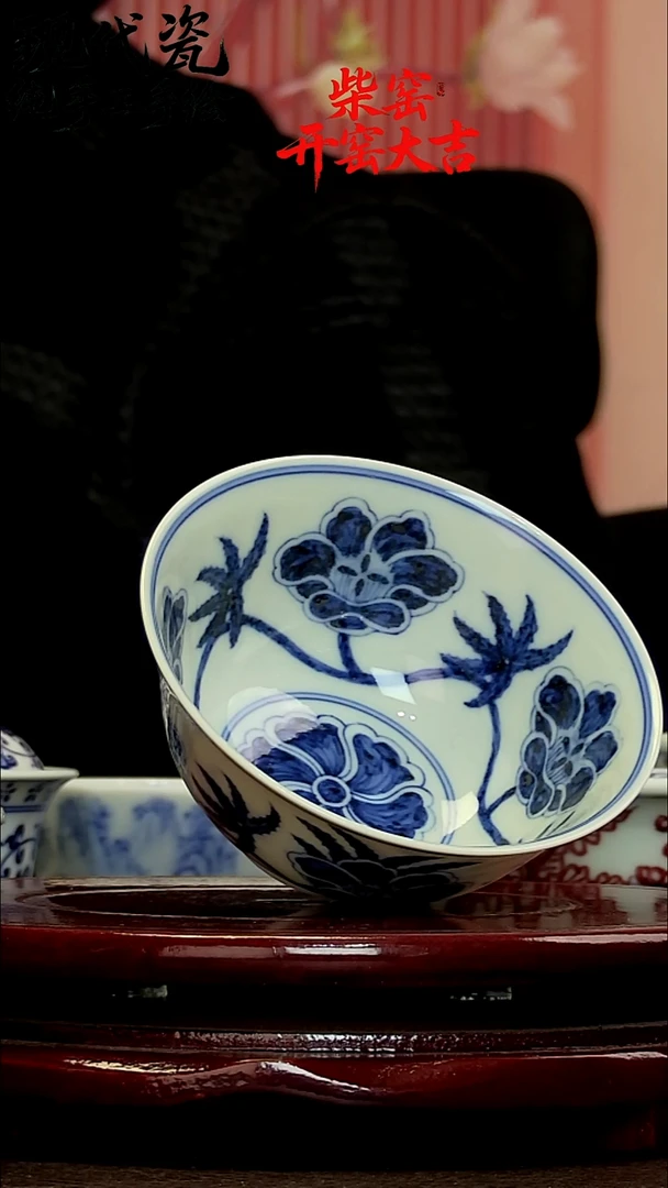 杯子陶瓷纯手工手绘柴窑9
