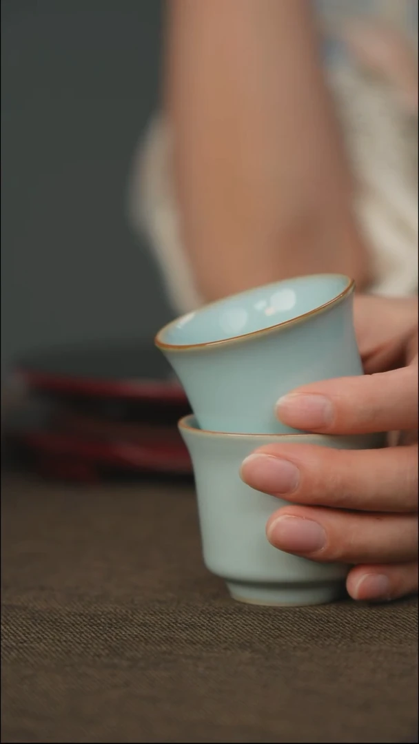 钟式杯 带底款 颜色随机 单只