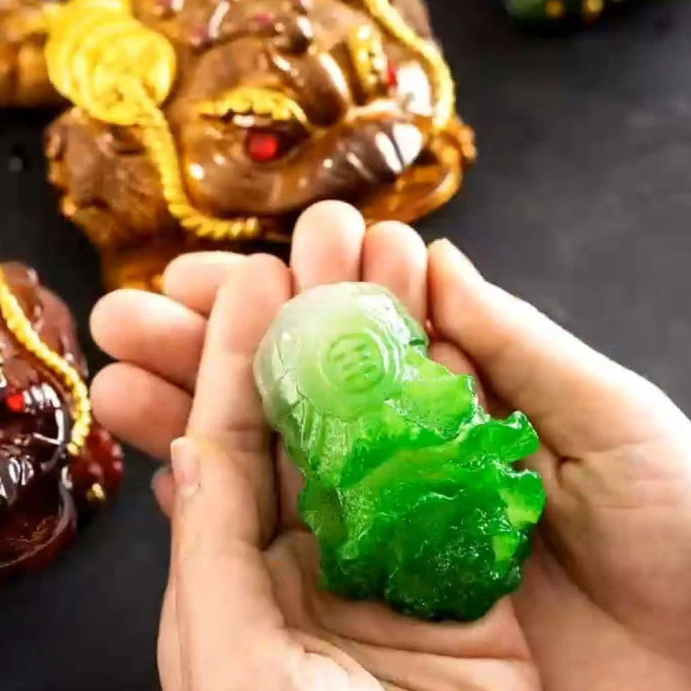 【现货】白菜变色茶宠摆设把玩茶玩茶器