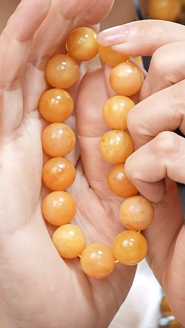 蜜蜡颈饰未镶嵌2737天然蜜蜡珠宝奇石云端妖孽妖花全部保真