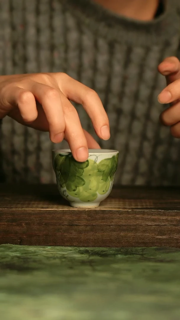 瓷器青诗集手工手绘瓷器